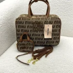 کیف دستی زنانه MIU MIU Canvas with Pouch