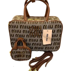 کیف دستی زنانه MIU MIU Canvas with Pouch