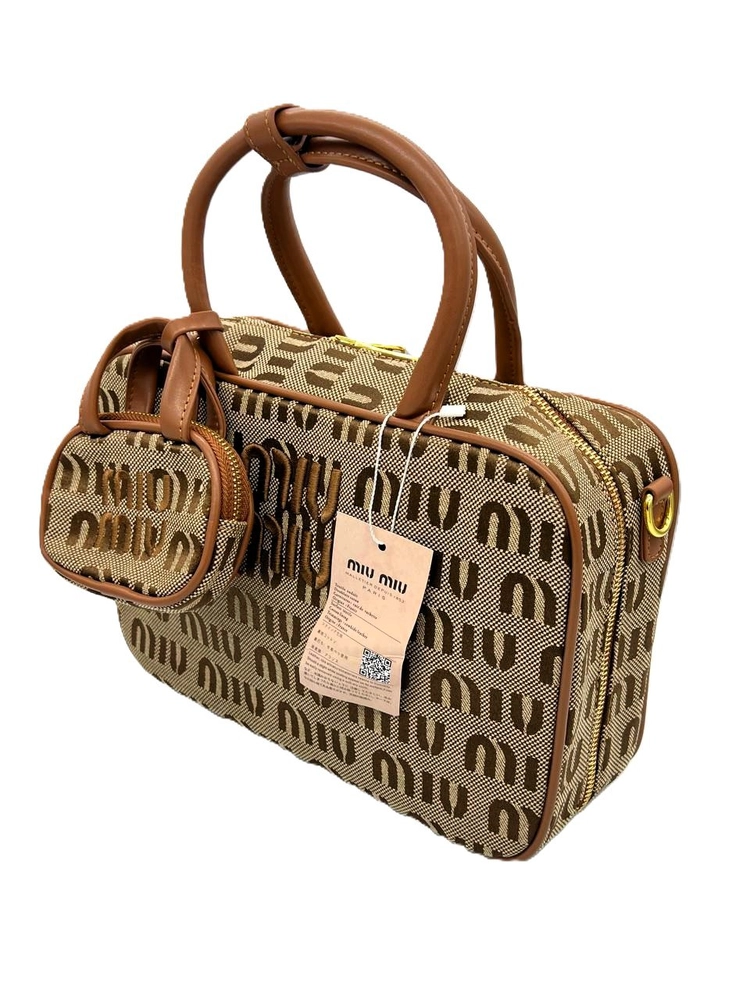 کیف دستی زنانه MIU MIU Canvas with Pouch