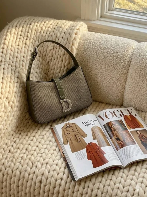 کیف زنانه Christian Dior Dupe سبز یشمی