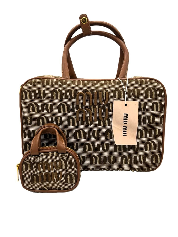 کیف دستی زنانه MIU MIU Canvas with Pouch